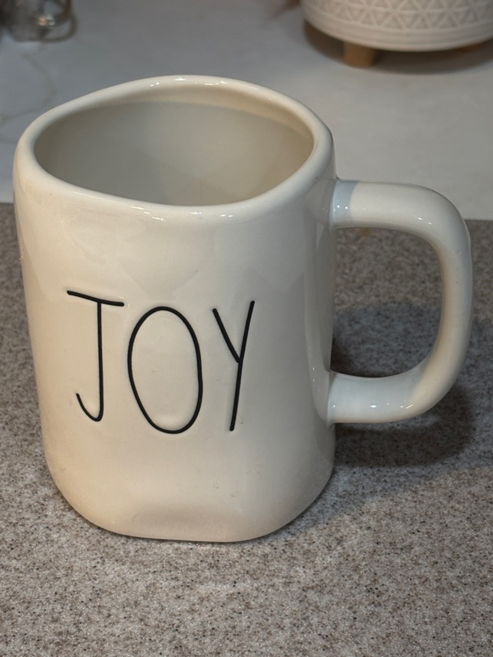 Rae Dunn “Joy” Ceramic Mug - White